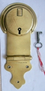 L108 - RARE Corbin Brass Trunk Lock & Key