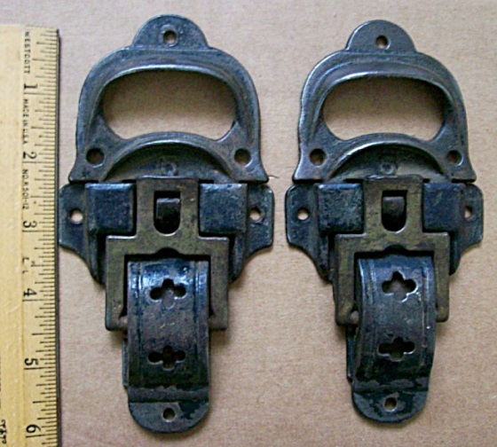 M108 - Rare Iron Trunk Latches #5