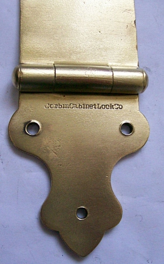 L108 - RARE Corbin Brass Trunk Lock & Key